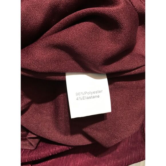 BeryLove XL Red Glitter Evening Midi Dress - Picture 11 of 12